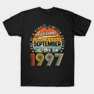 Awesome Since September1997 Vintage 26th Birthday T-Shirt